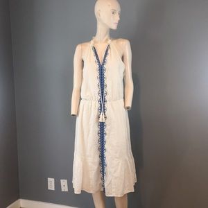 NWOT Parker White Midi Dress Sz Small